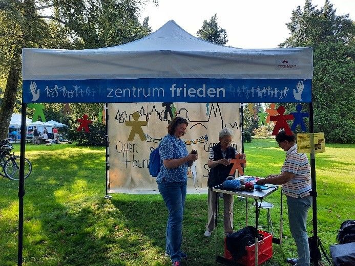 Stand vom Zentrum Frieden
